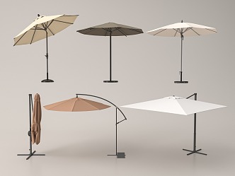 Outdoor parasol 3d model