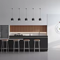 Modern pantry 3d model