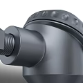 Industrial Sensor With Gray Body Circular Top Cylindrical Design And Side Port