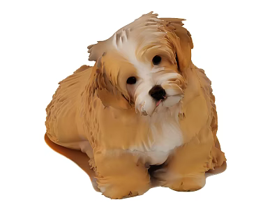 Dog Animal Puppy Pet Dog Golden retriever German shepherd 3d model
