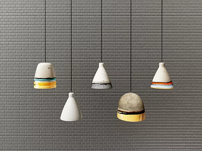 Modern chandelier 3d model