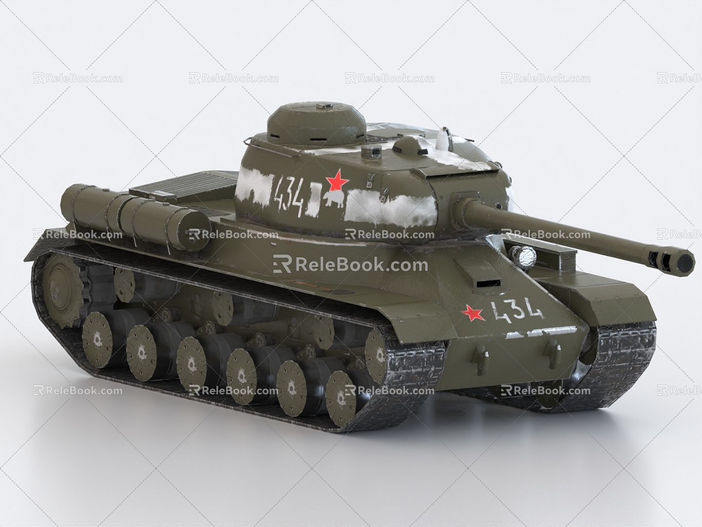 IS Tank World War II Tank Soviet Tank 3d model