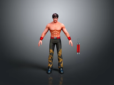 Red Compact Utility Tool With Modern Design For Daily Household Use 3d model