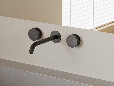 Faucet wall drain faucet 3d model