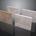 Decorative Wall Panels With Stone Textures And Different Color Finishes
