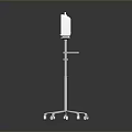 Medical Monitor on Wheeled Stand for Patient Vital Sign Monitoring in Clinical Settings