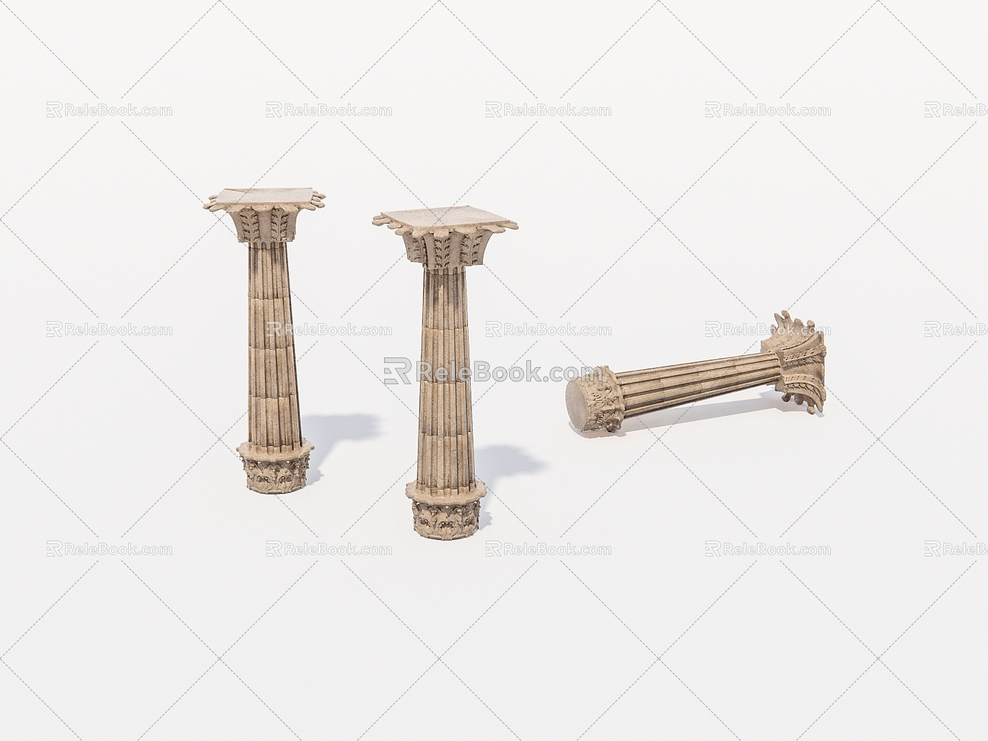 modeling stone column constructional column model