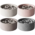 Children's Play Equipment Round Ball Pits In Various Colors With Gray Balls