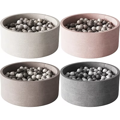 Modern wave ball pool children wave ball pool 3d model