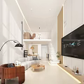 Modern Apartment Living Room With Cozy Sofa And Minimalist Decor