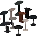 Modern side-several combination corner-several 3d model