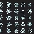 Various Unique Snowflake Ornaments With Different Designs For Holiday Decor