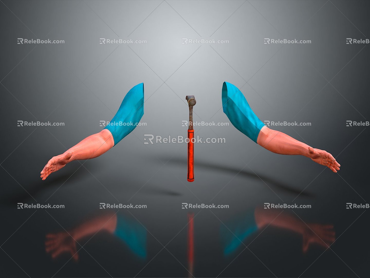 Hammer Horn Hammer Hammer Nail Rinker Hammer Hammer Hammer Hammer Rusty Hammer 3d model