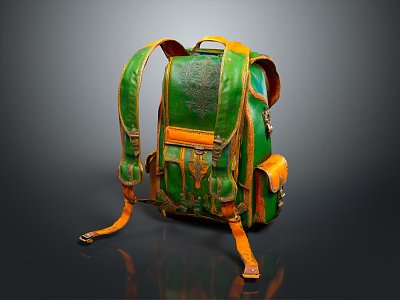 Camping backpack travel bag travel backpack camping bag mountaineering bag hiking backpack travel bag 3d model