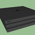 Modern game console Sony game console 3d model