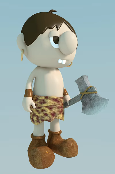 Modern Game Characters Cartoon Characters 3d model