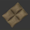 Stacked Durable Brown Burlap Sandbags For Household Emergency Use