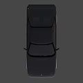 Black Classic Two Door Sports Coupe Car With Sleek Body And Alloy Wheels