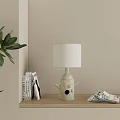 Quiet Table Lamp 3d model