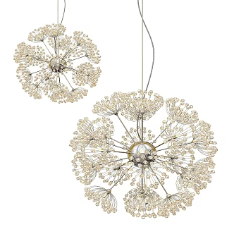 Modern chandelier 3d model