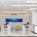 Modern Hotel Lobby Interior With Bright Lighting And Reception Desk Design