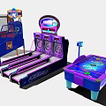 Modern game arcade 3d model