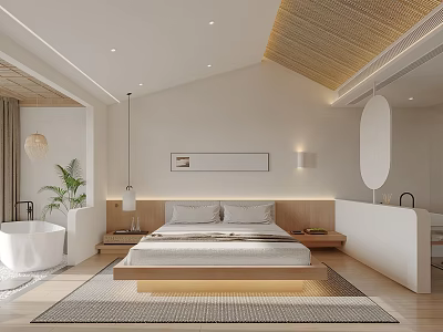 Quiet Room Homestay Room 3d model