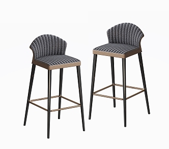 Modern Bar Chair 3d model