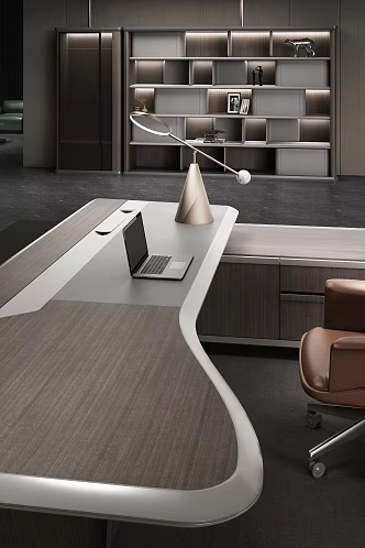 Modern office ornaments 3d model