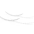 Abstract Black And White Curved Line Pattern With Dots And Waves