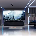 Modern Auto Showroom Interior With Neatly Arranged Colorful Cars Modern Lighting And Shiny Floor