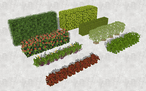 Shrubs 3d model