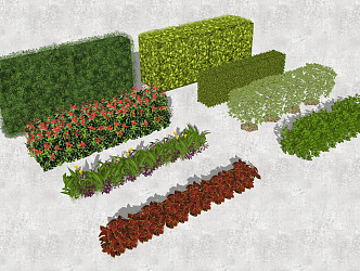 Shrubs 3d model