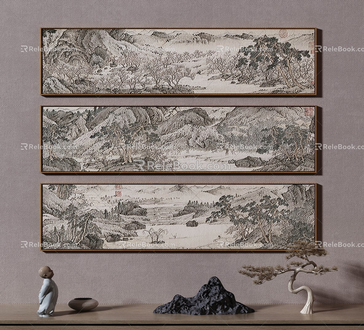 New Chinese Decorative Painting model