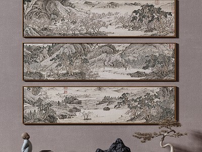 New Chinese Decorative Painting model