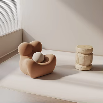 modern leisure chair 3d model