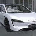 LUXGEN Stylish White Sedan Featuring Sleek Body Lines And Modern LED Headlights