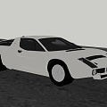 Super Run Maserati GR4 3d model