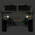 Camouflage Utility Vehicle With Rugged Design Strong Tires And Off Road Capability