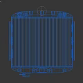 Industrial Heavy Duty Metal Radiator With Cooling Fins And Ports