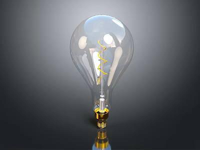 Transparent Washing Machine With Golden Base Standing On Dark Background 3d model