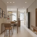 Modern Apartment Living Room Interior With Sofa Coffee Table TV Wall And Decorative Chandelier