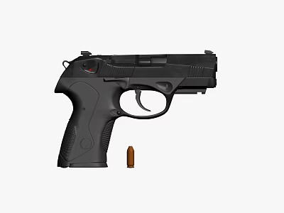 Weapons Pistol Bullets 3d model