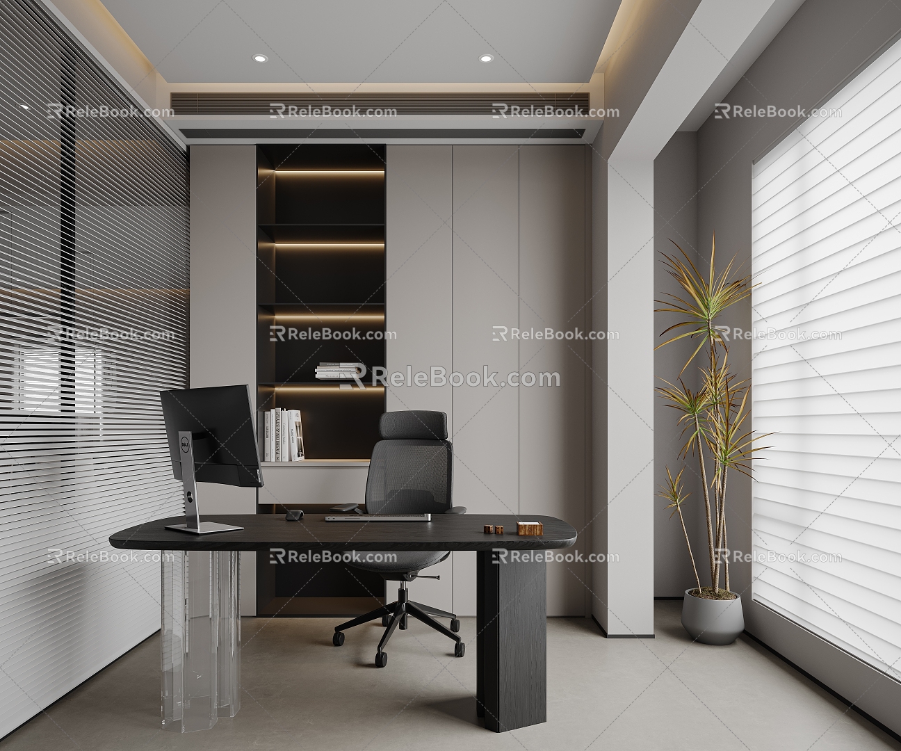 Office Manager Room 3d model