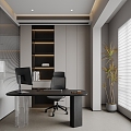 Office Manager Room 3d model