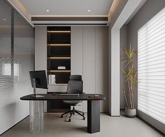 Office Manager Room 3d model