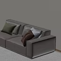 Three-seat sofa 3d model