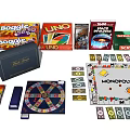 Assorted Classic Board Games Including Monopoly Scrabble UNO Boggle And 2000 Piece Puzzle For Family