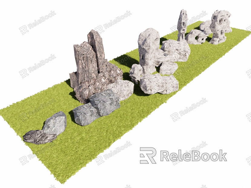 rockery stone stone stone combination stone sketch landscape stone taihu stone courtyard stone model