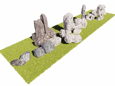 rockery stone combination stone sketch landscape stone taihu stone courtyard stone model